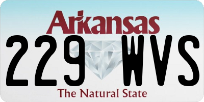 AR license plate 229WVS