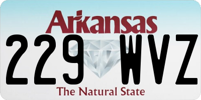 AR license plate 229WVZ