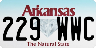 AR license plate 229WWC