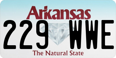 AR license plate 229WWE