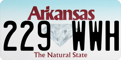 AR license plate 229WWH