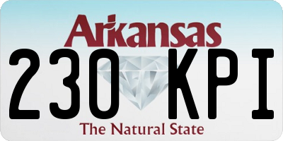 AR license plate 230KPI