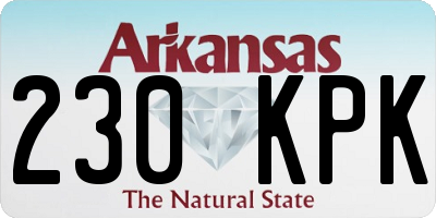 AR license plate 230KPK