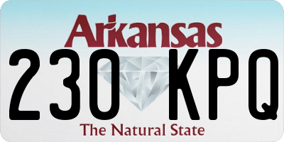 AR license plate 230KPQ