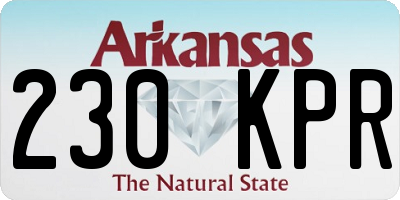 AR license plate 230KPR