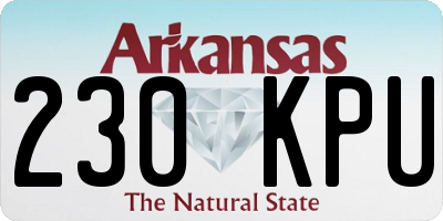 AR license plate 230KPU