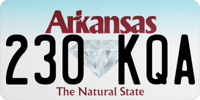 AR license plate 230KQA