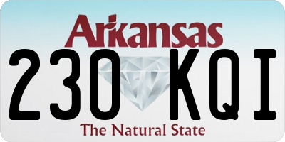 AR license plate 230KQI