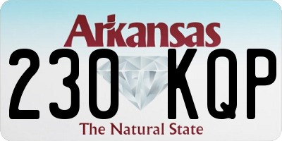 AR license plate 230KQP