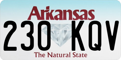 AR license plate 230KQV