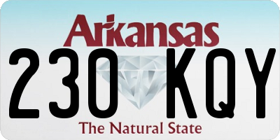 AR license plate 230KQY