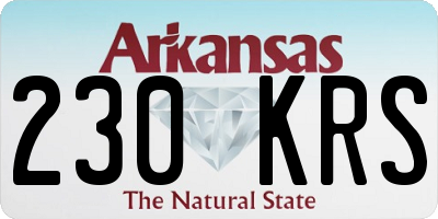 AR license plate 230KRS