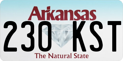 AR license plate 230KST