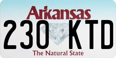 AR license plate 230KTD