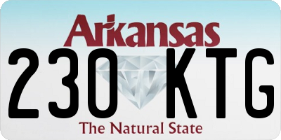 AR license plate 230KTG