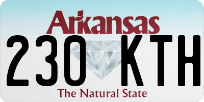 AR license plate 230KTH