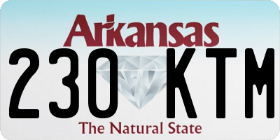 AR license plate 230KTM