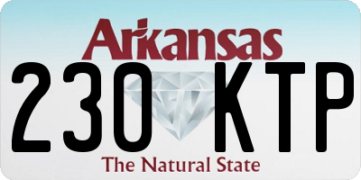 AR license plate 230KTP