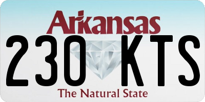 AR license plate 230KTS