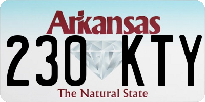 AR license plate 230KTY