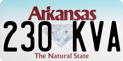 AR license plate 230KVA