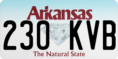 AR license plate 230KVB