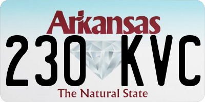 AR license plate 230KVC
