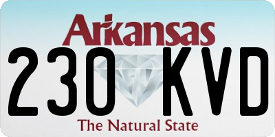 AR license plate 230KVD