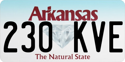 AR license plate 230KVE