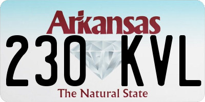 AR license plate 230KVL