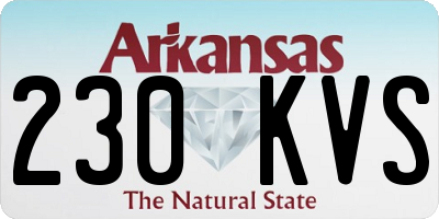 AR license plate 230KVS