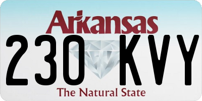 AR license plate 230KVY