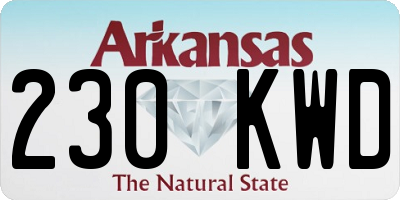 AR license plate 230KWD