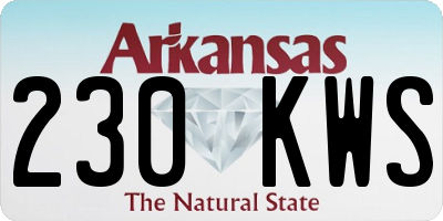 AR license plate 230KWS