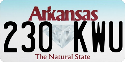 AR license plate 230KWU