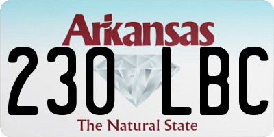 AR license plate 230LBC