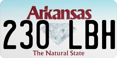 AR license plate 230LBH
