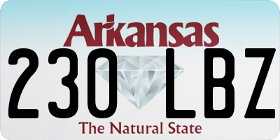 AR license plate 230LBZ