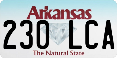 AR license plate 230LCA