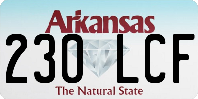 AR license plate 230LCF