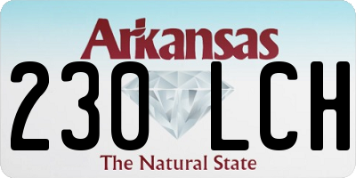 AR license plate 230LCH