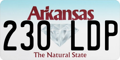 AR license plate 230LDP