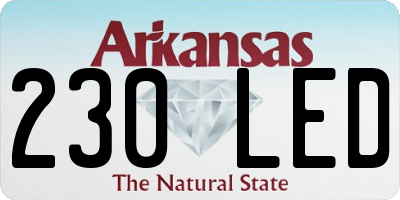 AR license plate 230LED