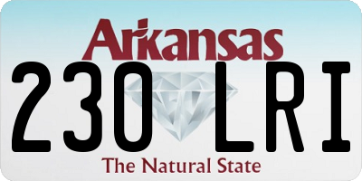 AR license plate 230LRI