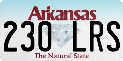 AR license plate 230LRS