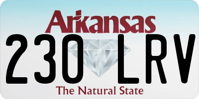AR license plate 230LRV