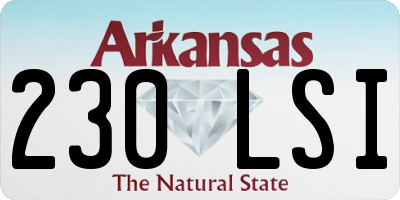 AR license plate 230LSI