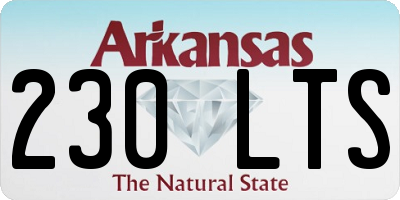 AR license plate 230LTS