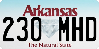 AR license plate 230MHD
