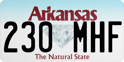 AR license plate 230MHF